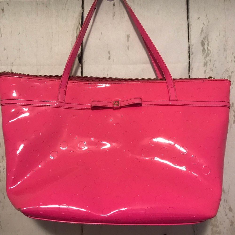 ❤️sold❤️ Kate Spade ♠️ pink patent leather bag